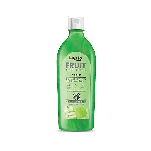 Lozalo Fruit Pet Shampoo 200 ml, Apple, pH Balanced, Paraben Free Conditioning Shampoo for Dogs & Cats of All Breeds