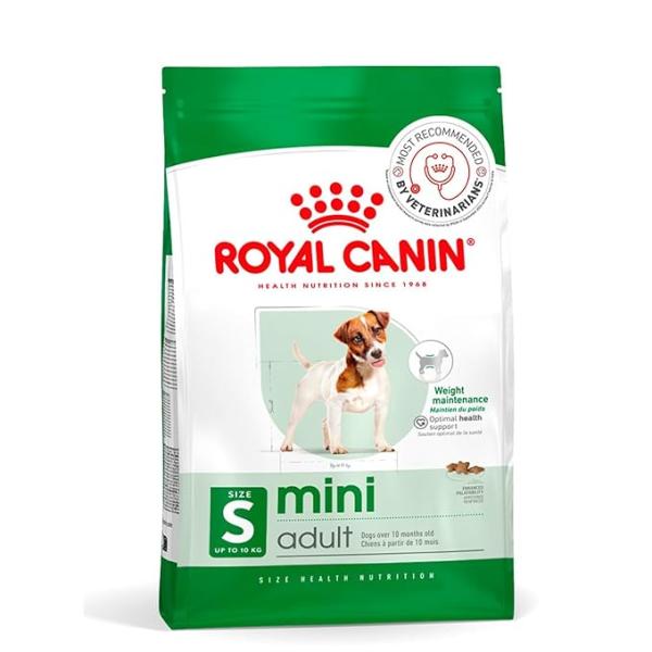 Royal Canin Mini Adult Dog Food, Dry Food, Supports Weight Management & Digestive Health, Promotes overall development, 2 Kg