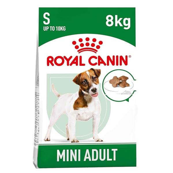 Royal Canin Mini Adult Dog Food, Dry Food, Supports Weight Management & Digestive Health, 8 Kg