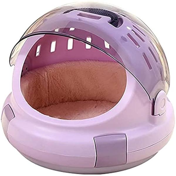 Cat House & Bed Condo, Cat Litter Box with Lid, for Dogs & Kittens, Spaceship Traveler Litter Pan with Scoop, Covered Designer, Easy to Clean, Gift