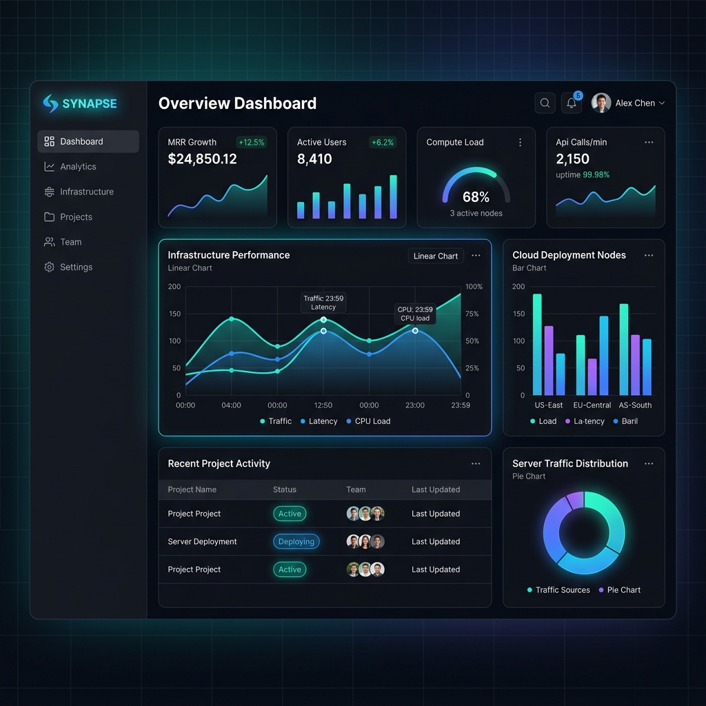 CoderStudio Next.js Web App Dashboard Showcase